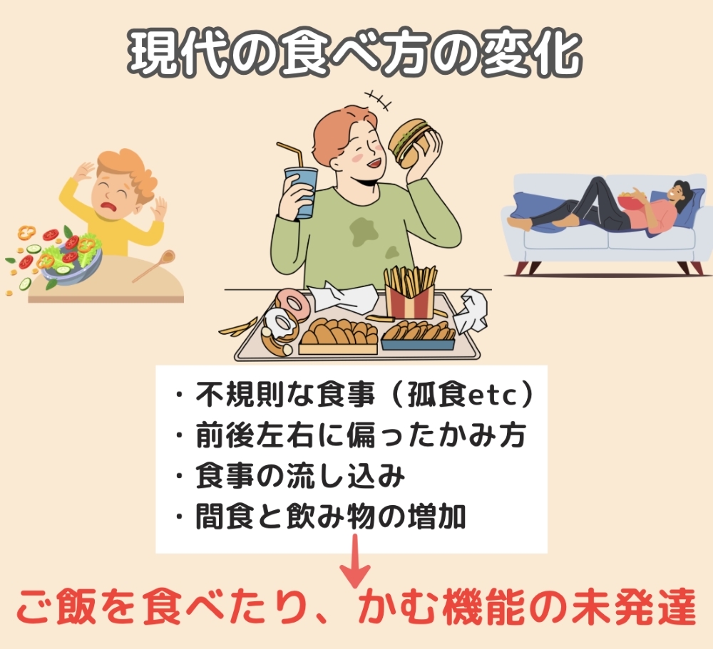image_tooltip やわらかい食事と噛む回数の減少